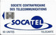 Central African Rep. - Socatel - Logo Blue, Without Logo Moreno And Control Num, SC7, 60Units, Used - Repubblica Centroafricana