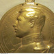 King & Queen Belgium Brass Plaques 1916 - 1914-18