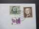 Berlin (West) 1975 Nr.404, 464, 465 MiF Auslandsbrief Mit Luftpost Von Köln Nach Reykjavik Island - Storia Postale