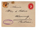 1898 ,10 L. On Stationary-cover 20 L. Red ,Athen To Germany ,commercial Use !Right Rate ! - Lettres & Documents