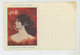 Illustrateur G. MAURICE - COLLECTION JOB - Jolie Carte Fantaisie Femme ART NOUVEAU Fumant Une Cigarette CALENDRIER 1897 - Maurice