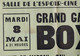 AFFICHE DE COMBATS DE BOXE A TOULOUSE - ANNEE ? - SALLE DE L'ESPOIR-CINE - RUE DU TAUR - - Books