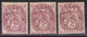 CRETE Mi 2 DIFFERENT COLOR  MLH*,MH* - Neufs