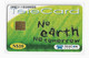 NAMIBIE REF MV CARDS NMB-176 N$10 THEME ENVIRONNEMENT CLIMAT  ECOLOGIE AIR POLLUTION SO3 Date 2000 MINT NEUF - Namibie