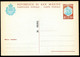 Z3523 SAN MARINO 1966 Cartolina Postale DEFINITIVA Lire 40 + 40 Celeste E Bruno, PARTE DOMANDA (Filagrano C38), NUOVA, O - Entiers Postaux