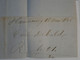 BM1 GERMANY   BELLE LETTRE  1865  HAMBURG A COGNAC    FRANCE   +AFFRANC. INTERESSANT++ - Hamburg