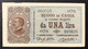1 LIRA VITTORIO EMANUELE III° 21 09 1914 SPL+ OTTIMO E INTERESSANTE BIGLIETTO  LOTTO 1897 - Italia – 1 Lira