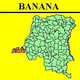 1894+1931 (°) BANANA BELGIAN CONGO  CANCEL STUDY [2] EIC 005+019 COB  067+168 LANDSCAPES SELECTION X 4 ROUND CANCELS - Varietà E Curiosità