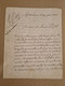 Lettre Franchise PFETTERHOUSE 1842 Invitation Du Desservant Aux Réunions Conseil Municipal - Ohne Zuordnung