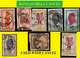 1947 (°) BANGA (TSHELA) CHELA BELGIAN CONGO  CANCEL STUDY MASKS [5] COB 110+277+286+290+291+291-A+B EIGHT ROUND CANCELS - Abarten Und Kuriositäten