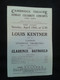 LOUIS KENTNER CYRIL SMITH PIANIST PIANISTE KLAVIER C RAYBOULD A HEINIG CONDUCTOR DIRIGENT LSO CONCERT FLYER HANDBILL - Programme