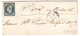 LSC  N°10 BE  St Etienne Pour Paris11/01/1854 Cote 80€ Utilisation Tardive - 1852 Luigi-Napoleone