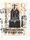 RUSSIE 1998 - SURCHARGE MOSCOU 1998 ( STATUE, CROIX ) ENTIER POSTAL ILLUSTRE D URSS, VOIR LES SCANNERS - Lettres & Documents