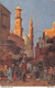 EGYPTE - RUE AU CAIRE ▬ STREET IN CAIRO - Lithographie - Cpa ± 1910 ♦♦♦ - El Cairo