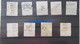 ROMANIA ~ 1900, 9 PERFIN Stamps CAROL / FERDINAND, Rare Collection - Variétés Et Curiosités