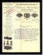 1901 INDUSTRIE CONSTRUCTIONS MECANIQUES MACHINES HYDRAULIQUES  F.MORANE Paris Pour Boudon à Nimes B.E. V.SCANS - 1900 – 1949