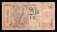 Nueva Caledonia New Caledonie 20 Francs ND (1929) Pick 37a Bc F - Nouvelle-Calédonie 1873-1985