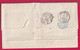 MARQUE BELFAST IRLANDE 1866 TAXE TAMPON 8 POUR BORDEAUX  LETTRE COVER - Prefilatelia