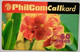 Pgilippines Philcom Callkard 50 Pesos " Flower " - Filipinas