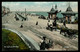 Ref 1589 - Early Postcard - The Esplanade Worthing Sussex - Pier Entrance With Wheelchair & Horse Drawn Carriagess - Worthing