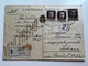 WWII 1942 Stationary Card With R Label And Stamp PADOVA Sent To Provinz Lubiana (No 1918) - Ljubljana