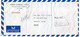 GRECE - 1959--lettre Recommandée ATHENES  Pour NANTERRE-92 (France). Timbres Sur Lettre (au Verso),  Cachet . - Covers & Documents