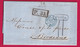 RUSSIE RUSSIA ST PETERSBOURG PETERSBURG 1863 + MARQUE PORTO TAXE TAMPON 11 POUR BORDEAUX LETTRE COVER - ...-1857 Prefilatelia