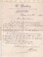 Lettre Et Enveloppe 1892 De Mr Pendriez Narbonne Aude à Son Cousin à Saint-Pargoire Hérault - 1876-1898 Sage (Type II)