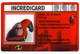 Delcampe - Cartes 3D The Incredibles Gli Incredibili Kinder Chocolat Ferrero Série Identity Cards - Andere & Zonder Classificatie