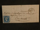 BM5  FRANCE  BELLE LETTRE FERROVIAIRE  1868 MARSEILLE  A CAUTERET +NAP N° 22  20C VOISIN  + AFFRANC. INTERESSANT ++ - 1862 Napoléon III.