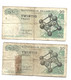 Belgique. 2 Billets De 20 Francs - Other & Unclassified