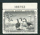 HUNTING PERMIT STAMP - DUCKSTAMP 1958 - MNH - (RW25) - Duck Stamps