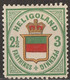 Heligoland 1876  Stemma Tricolore Al Centro  2½/3F/Pfg Multicolore -Unificato N.16 MH* - Heligoland