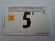 NETHERLANDS  ADVERTISING CHIPCARD  CRE 317 / BICICLE     MINT    ** 12036** - Privat