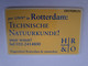 NETHERLANDS  ADVERTISING CHIPCARD  CRD 399 ROTTERDAM NATUURKUNDE        MINT    ** 12045** - Privé