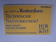 NETHERLANDS  ADVERTISING CHIPCARD  CRD 399 ROTTERDAM NATUURKUNDE        MINT    ** 12045** - Private