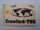 NETHERLANDS  ADVERTISING CHIPCARD  CRD 430 CRAWFORD        MINT    ** 12046** - Privat