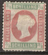 Heligoland 1869/73 Queen Victoria In Rilievo Val.in Scellini 3/4 S. -verde Chiaro E Rosa   N. 7 Unificato * Mh - Helgoland