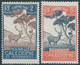 FRANCE,Calédonie - New Caledonia,1920 CHIFFER TAXE,Revenue Stamps Fiscal Tax,2 & 5F,Mint - Postage Due