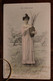 1905 Bangil Indonesie Indonesia Prigen Java Cpa Illustrateur Femme élégante Frauen Voyagée - Indes Néerlandaises