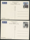 CHINA CHINE Set Of 10 AIR MAIL Postal Stationery Unused. HUBEI Landscapes  Very Fine With Cardboard Sleeve. - Postkaarten