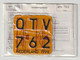 License Plate-nummerplaat-Nummernschild Moped-wheelchair Nederland-the Netherlands 1999 - Plaques D'immatriculation