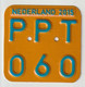 License Plate-nummerplaat-Nummernschild Moped-wheelchair Nederland-the Netherlands 2015 - Kennzeichen & Nummernschilder