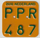 License Plate-nummerplaat-Nummernschild Moped-wheelchair Nederland-the Netherlands 2010 - Nummerplaten