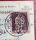 Bayern 85 II PERFIN G.B.N  GEBR. BING NÜRNBERG Paketkarte1915>Nyon Schweiz (Brief Toy Trains Train Jouet Spielzeug - Covers & Documents
