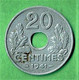 FRANCE / ETAT FRANCAIS / 20 CENTIMES / 1941 / ZINC - 20 Centimes