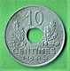 FRANCE / ETAT FRANCAIS / 10 CENTIMES / 1941 / ZINC - 10 Centimes