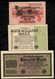 MONDE - Lot De 7 Billets Allemands - Collections