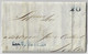 Portugal 1853 Fold Cover Sent From Santo Thirso Or Saint Thyrsus (June 16th) To Porto Postage Rate Cancel 20 Réis - ...-1853 Prephilately