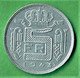 BELGIQUE / LEOPOLD III / 5 FRANCS / 1943 / ZINC / ETAT SUP - 5 Francs